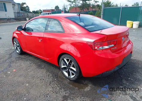 2010 Kia Forte Koup Sx из США, поврежденный, VIN KNAFW6A3XA5258032